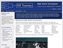 Tablet Screenshot of hstourney.com